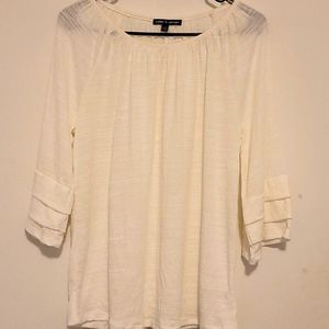 3/4 tiered sleeve lightweight blouse